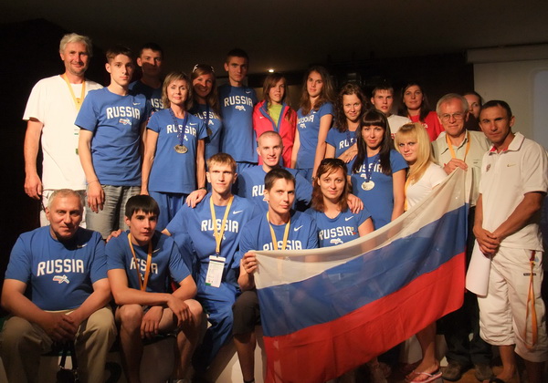 Сборная команда России на Чемпионате Европы по горному бегу в Турции